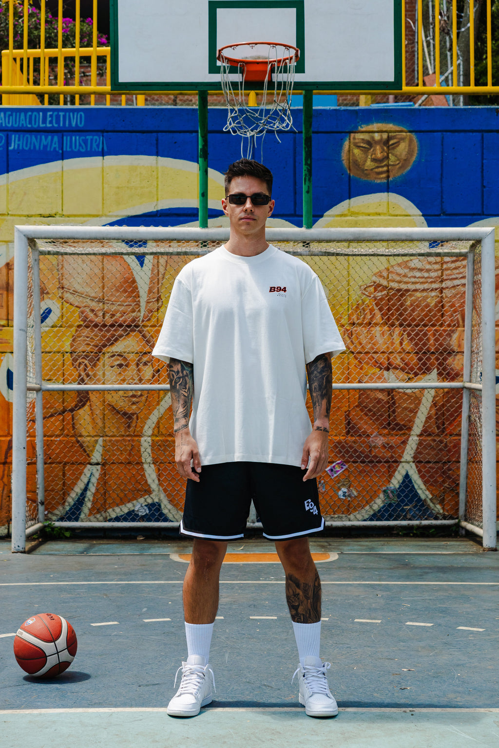 Camiseta Oversize  - Fundamentals - Unisex Blanco 220G