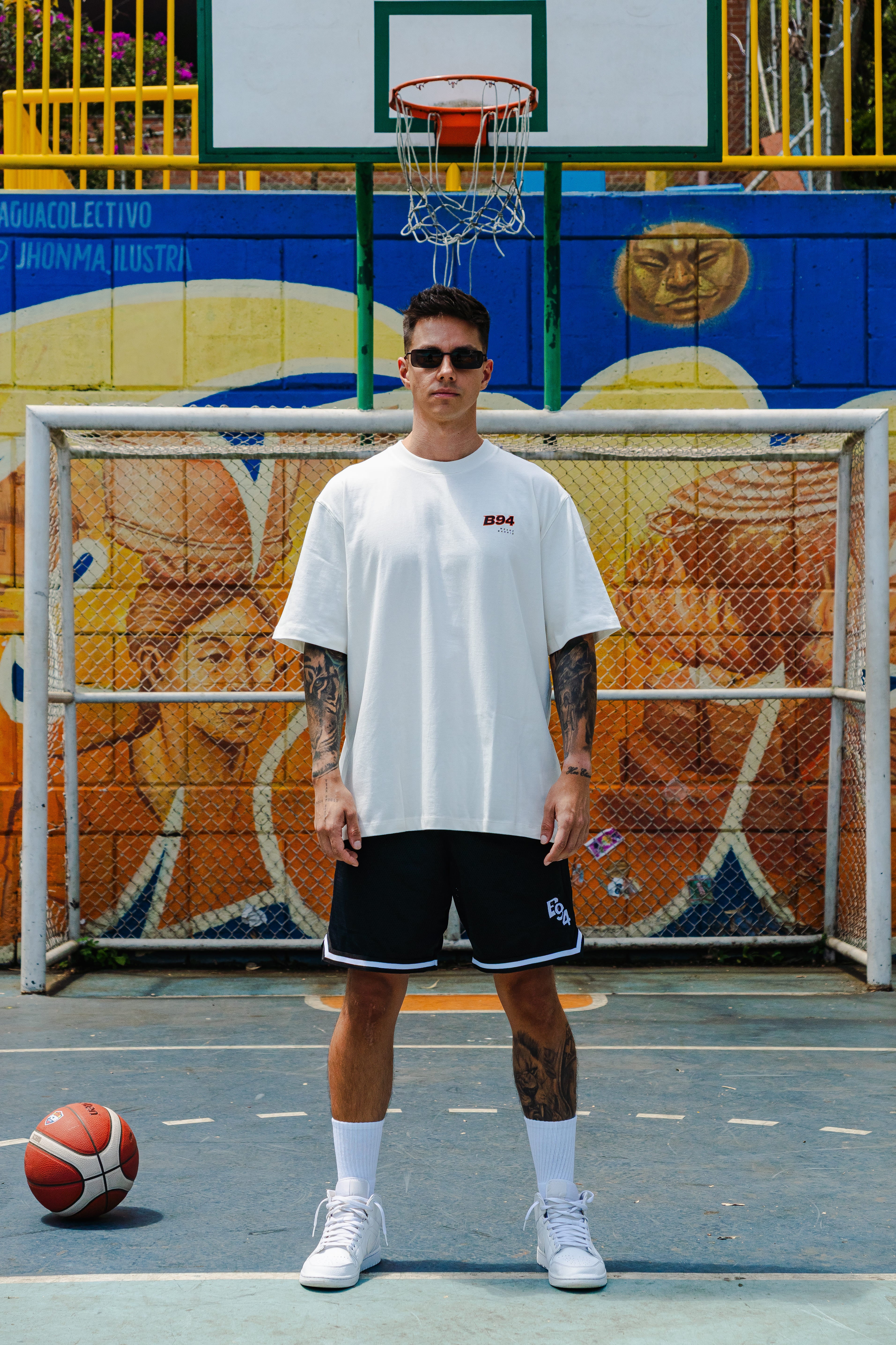 Camiseta Oversize  - Fundamentals - Unisex Blanco 220G