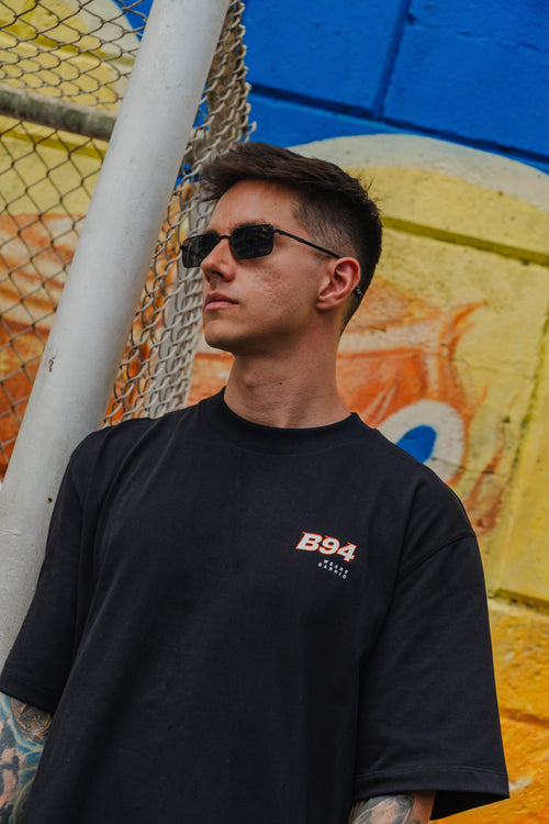 Camiseta Oversize - fundamentals - Unisex Negro 220G