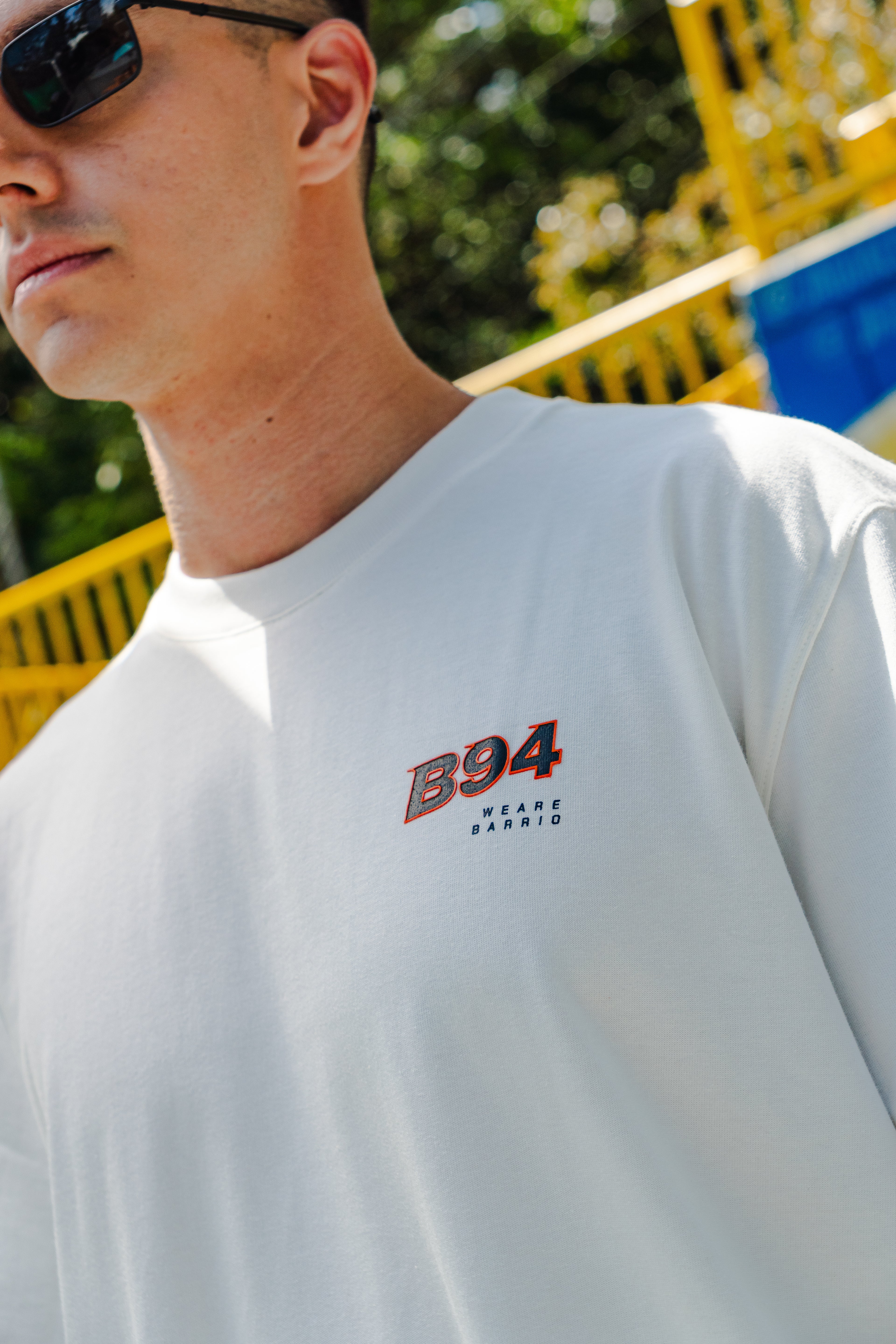 Camiseta Oversize  - Fundamentals - Unisex Blanco 220G