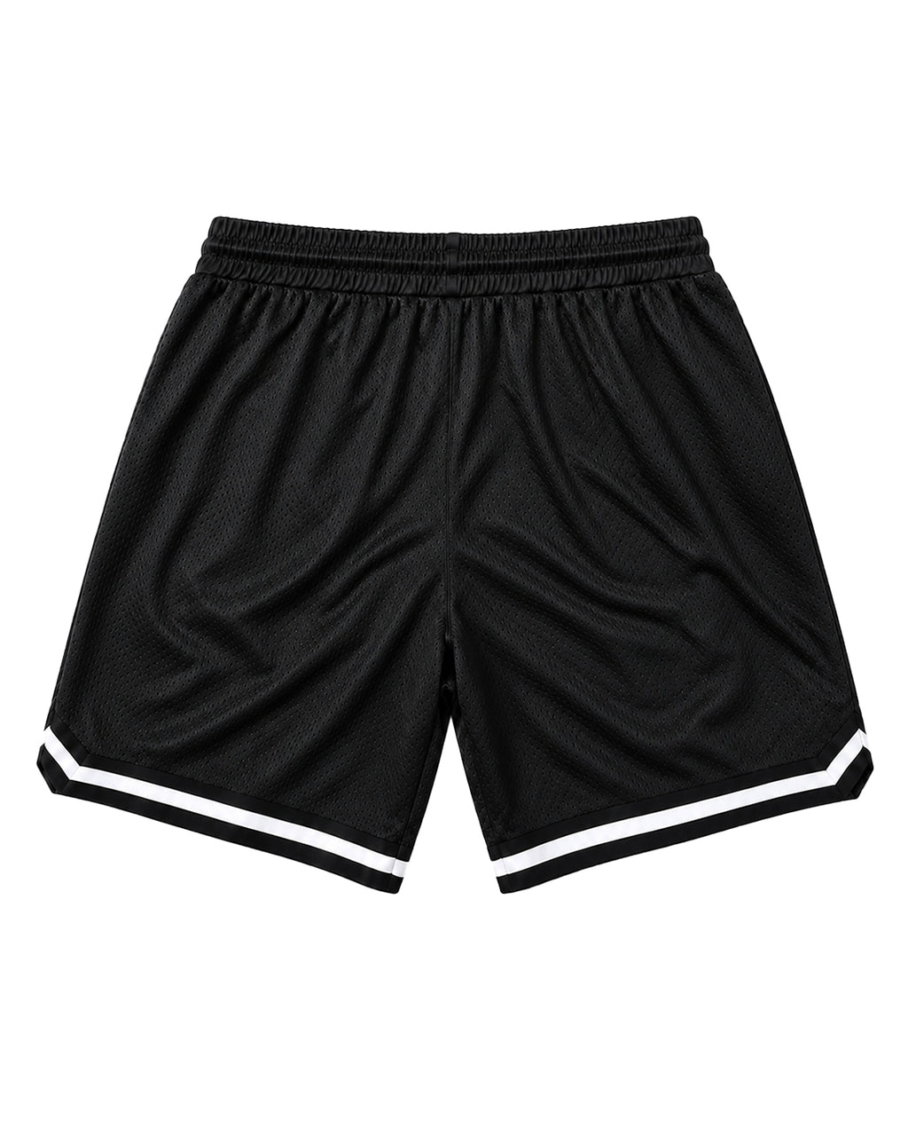 Short vintage fundamentals negro con bordado Blanco