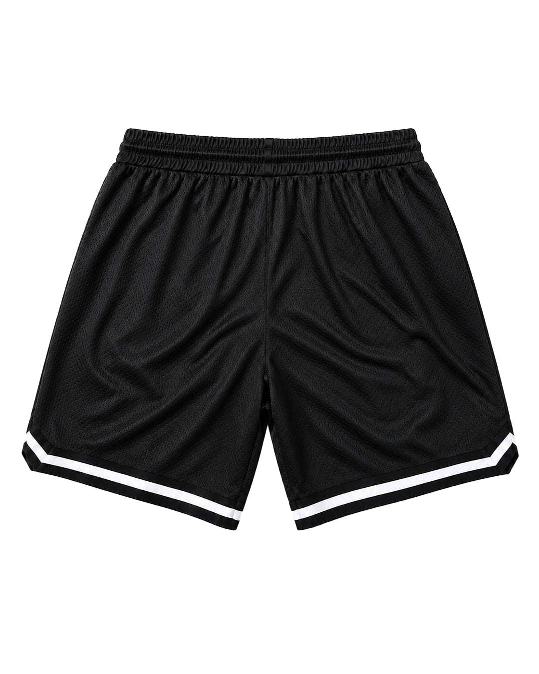 Short vintage fundamentals negro con bordado Blanco